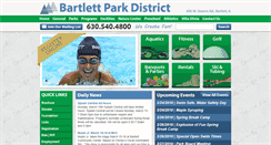 Desktop Screenshot of bartlettparks.org