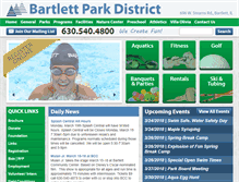 Tablet Screenshot of bartlettparks.org